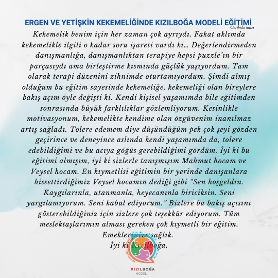 Ergen ve Yetişkinlerle Kekemelik Ter. Kızılboğa Modeli /Şubat 2026